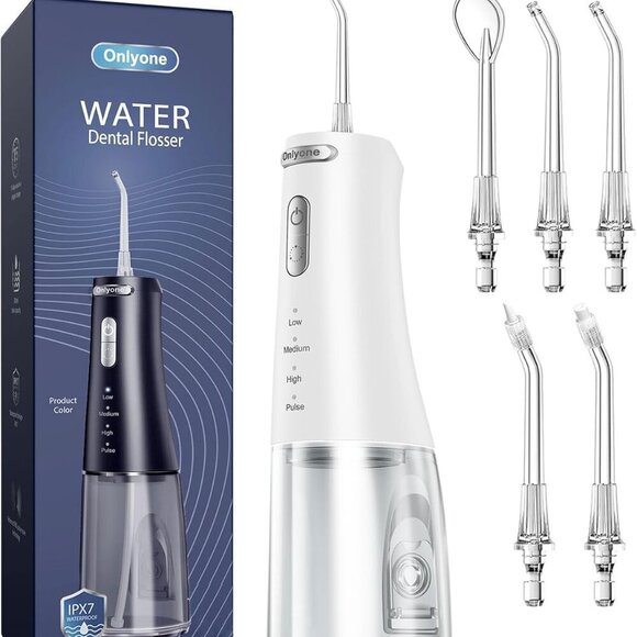 Onlyone Water Dental Flosser Pick for Teeth 300ML Portable Oral Irrigator Rec... - Picture 1 of 8